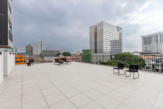 Área Comum de kitnet/studio para alugar com 1 quarto, 24m² em Santo Amaro, São Paulo