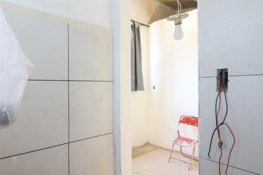 Banheiro de casa para alugar com 2 quartos, 45m² em Bangu, Rio de Janeiro