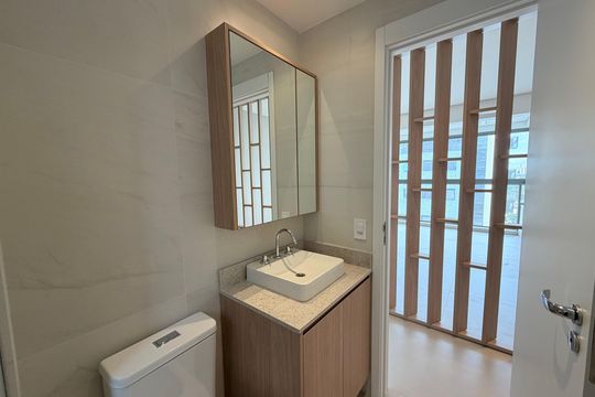 Banheiro 2 de apartamento para alugar com 2 quartos, 81m² em Brooklin, São Paulo