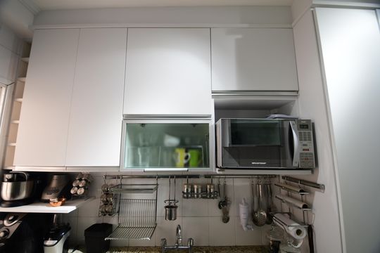 Cozinha de apartamento à venda com 3 quartos, 75m² em Parque das Flores, Campinas