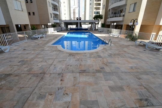 Área comum - Piscina de apartamento à venda com 3 quartos, 75m² em Parque das Flores, Campinas
