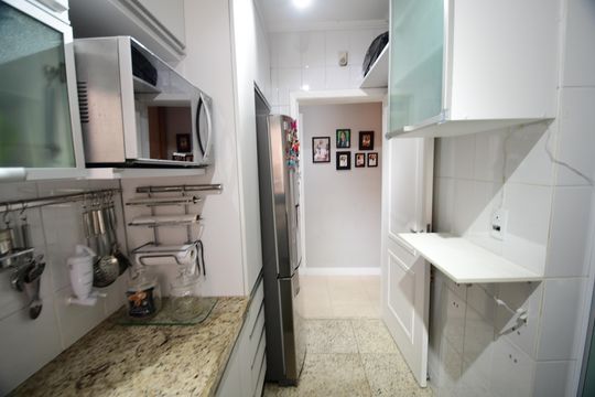 Cozinha de apartamento à venda com 3 quartos, 75m² em Parque das Flores, Campinas