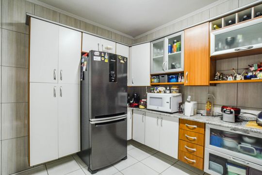 Cozinha de casa à venda com 2 quartos, 84m² em Campestre, Santo André