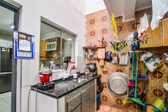 Área de Serviço de casa à venda com 2 quartos, 84m² em Campestre, Santo André