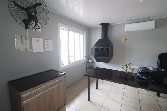 Área comum - Salão de festas de apartamento à venda com 2 quartos, 67m² em Vila Nova, Novo Hamburgo