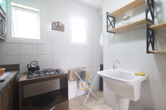 Cozinha de apartamento à venda com 2 quartos, 67m² em Vila Nova, Novo Hamburgo