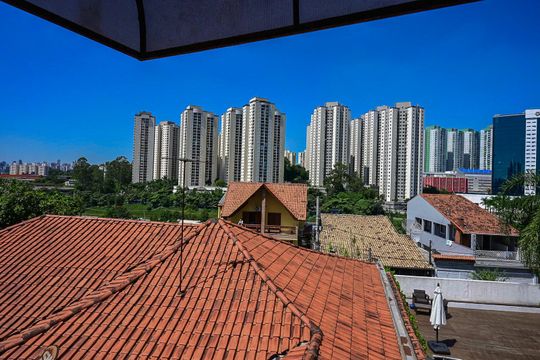Vista do Quarto 1 de casa para alugar com 3 quartos, 101m² em Parque Monte Alegre, Taboão da Serra