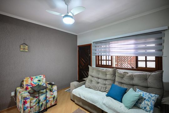 Sala de casa para alugar com 3 quartos, 101m² em Parque Monte Alegre, Taboão da Serra