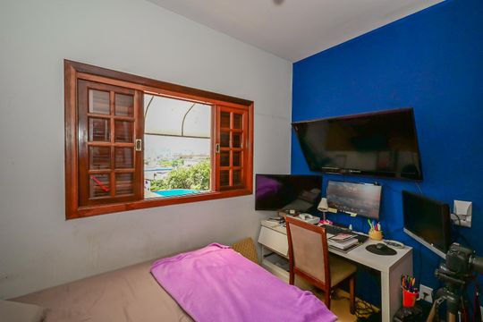 Quarto 2 de casa para alugar com 3 quartos, 101m² em Parque Monte Alegre, Taboão da Serra