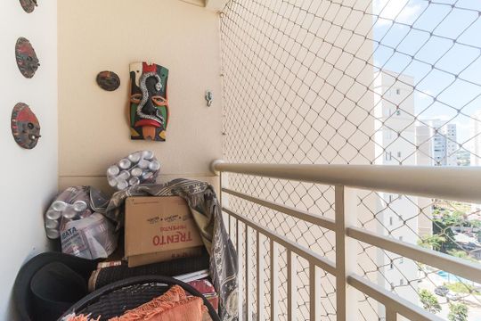 Varanda da Sala de apartamento para alugar com 2 quartos, 63m² em Cezar de Souza, Mogi das Cruzes