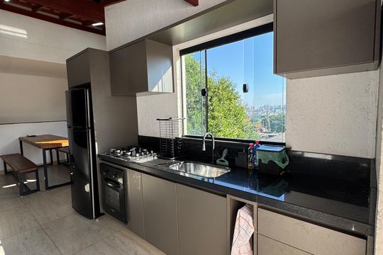 Cozinha de apartamento à venda com 2 quartos, 114m² em Paraíso, Santo André