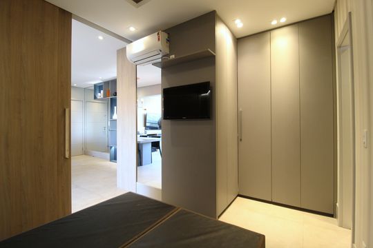 Quarto Suíte de apartamento para alugar com 1 quarto, 53m² em Vila Olímpia, São Paulo