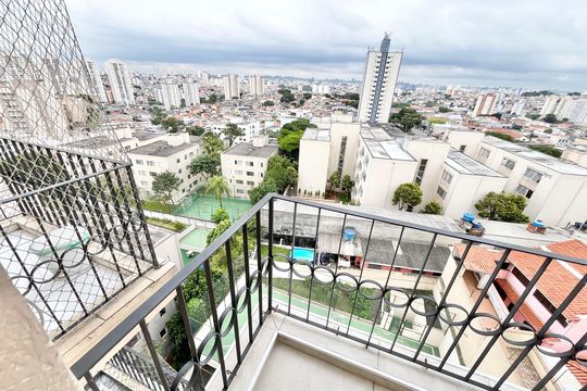 Varanda da Sala de apartamento à venda com 1 quarto, 54m² em Lauzane Paulista, São Paulo