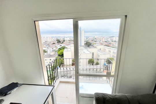 Varanda da Sala de apartamento à venda com 1 quarto, 54m² em Lauzane Paulista, São Paulo