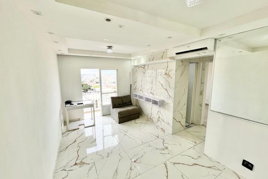 Sala de apartamento à venda com 1 quarto, 54m² em Lauzane Paulista, São Paulo
