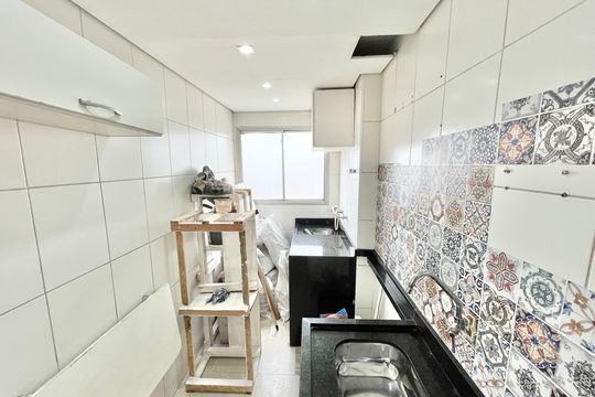 Cozinha de apartamento à venda com 1 quarto, 54m² em Lauzane Paulista, São Paulo