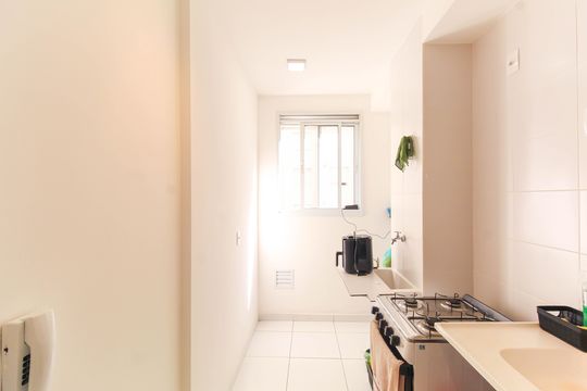 Cozinha de apartamento à venda com 1 quarto, 27m² em Mooca, São Paulo