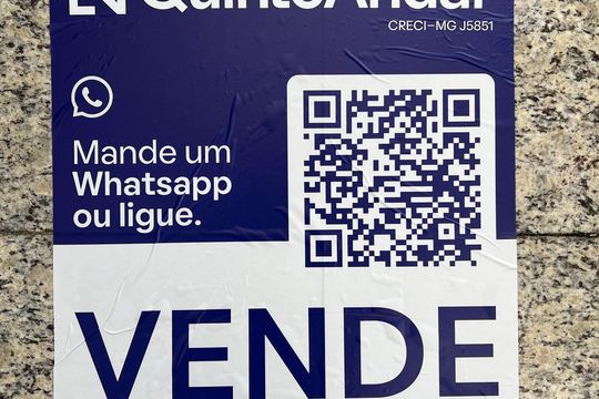 Placa QuintoAndar de apartamento à venda com 3 quartos, 90m² em Gutierrez, Belo Horizonte