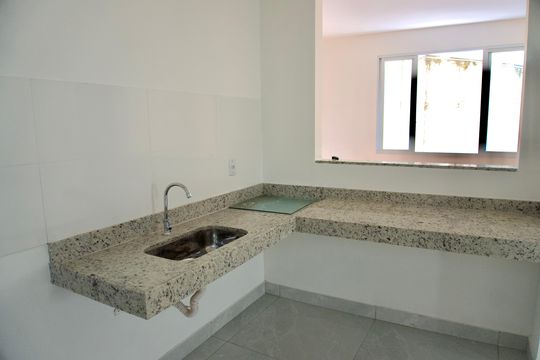 Cozinha de apartamento à venda com 3 quartos, 90m² em Gutierrez, Belo Horizonte