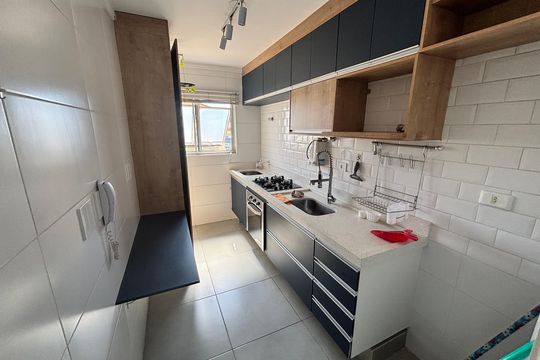 Cozinha de apartamento à venda com 2 quartos, 37m² em Ermelino Matarazzo, São Paulo