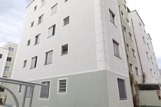 Fachada do Prédio de apartamento para alugar com 2 quartos, 47m² em Monte Castelo, São José dos Campos