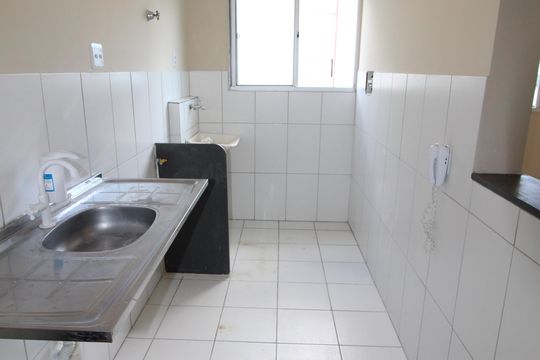 Cozinha de apartamento para alugar com 2 quartos, 47m² em Monte Castelo, São José dos Campos