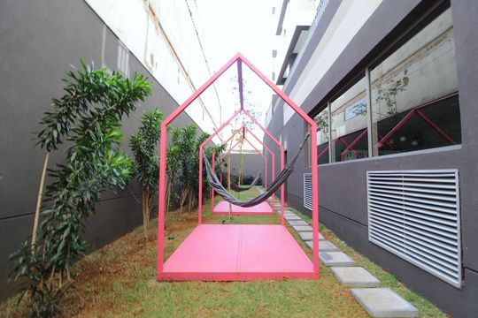 Área Comum - Lazer de kitnet/studio à venda com 1 quarto, 30m² em Indianópolis, São Paulo