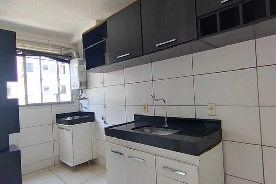 Cozinha de apartamento para alugar com 2 quartos, 48m² em Operário, Novo Hamburgo