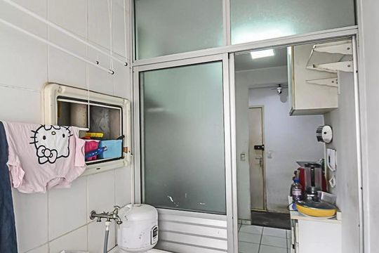Área de serviço de apartamento à venda com 3 quartos, 73m² em Vila Santa Luzia, São Bernardo do Campo