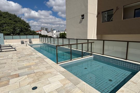 Piscina de apartamento à venda com 2 quartos, 56m² em Parque das Nações, Santo André