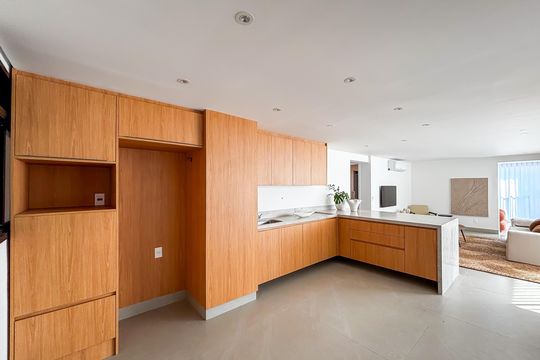 Cozinha de apartamento para alugar com 2 quartos, 117m² em Pinheiros, São Paulo