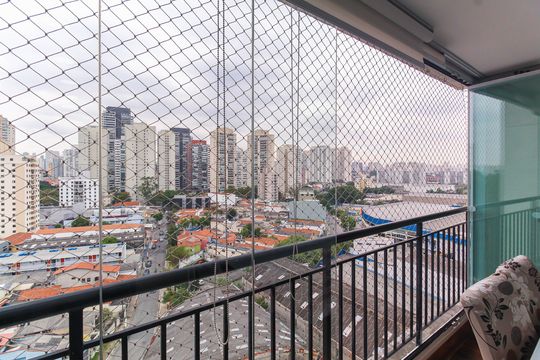Vista da Varanda de apartamento à venda com 2 quartos, 60m² em Tatuapé, São Paulo
