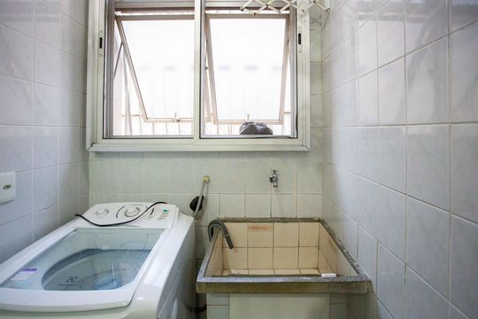 Área de Serviço de apartamento à venda com 2 quartos, 55m² em Parque Sete de Setembro, Diadema