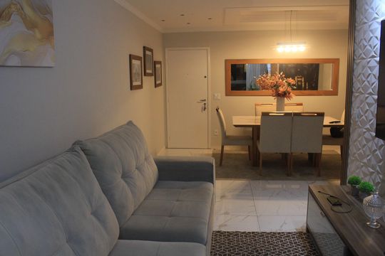 Sala de apartamento à venda com 2 quartos, 78m² em Santa Paula, São Caetano do Sul