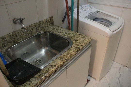 Área de Serviço de apartamento à venda com 2 quartos, 78m² em Santa Paula, São Caetano do Sul