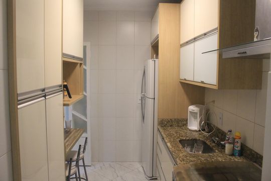 Cozinha de apartamento à venda com 2 quartos, 78m² em Santa Paula, São Caetano do Sul