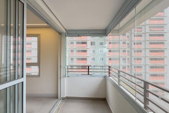 Sacada de apartamento para alugar com 2 quartos, 57m² em Santo Amaro, São Paulo