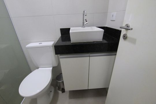 Banheiro de apartamento para alugar com 1 quarto, 38m² em Vila São José (ipiranga), São Paulo