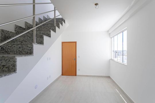Sala 1 de apartamento à venda com 2 quartos, 125m² em Arvoredo, Contagem