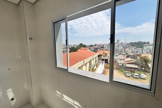 Vista da Sala de apartamento à venda com 2 quartos, 45m² em Parque Boturussu, São Paulo