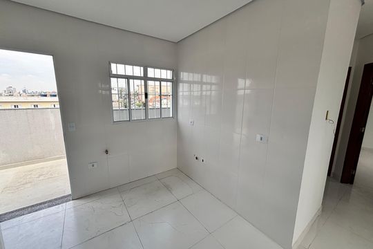 Cozinha de apartamento à venda com 2 quartos, 34m² em Parque Boturussu, São Paulo