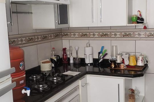 Cozinha de apartamento à venda com 2 quartos, 49m² em São Bernardo, Campinas