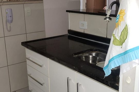 Banheiro de apartamento à venda com 2 quartos, 49m² em São Bernardo, Campinas
