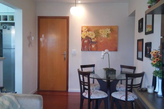 Sala de apartamento à venda com 2 quartos, 52m² em Vila Príncipe de Gales, Santo André