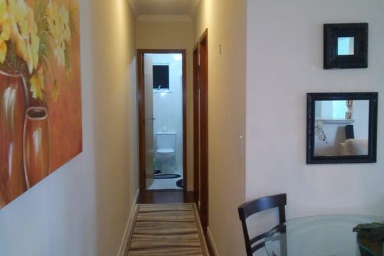Corredor de apartamento à venda com 2 quartos, 52m² em Vila Príncipe de Gales, Santo André
