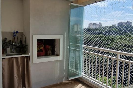 Varanda de apartamento à venda com 3 quartos, 81m² em Vila Isa, São Paulo