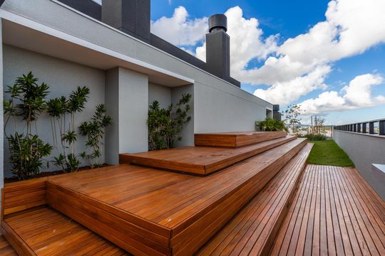 Área comum - Solarium de kitnet/studio para alugar com 1 quarto, 26m² em Rio Branco, Porto Alegre
