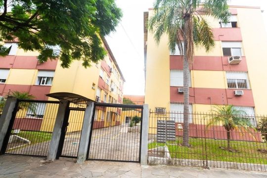 Fachada de apartamento à venda com 1 quarto, 50m² em Jardim do Salso, Porto Alegre