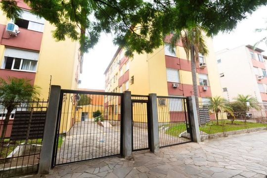 Fachada de apartamento à venda com 1 quarto, 50m² em Jardim do Salso, Porto Alegre