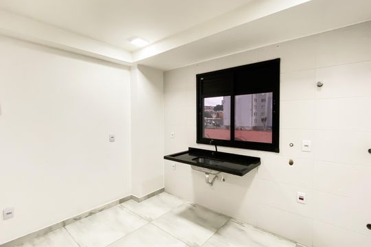 Sala/cozinha de apartamento à venda com 1 quarto, 30m² em Penha de França, São Paulo